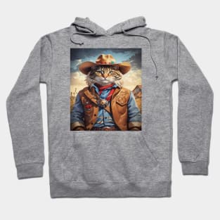 Cowboy cat Hoodie